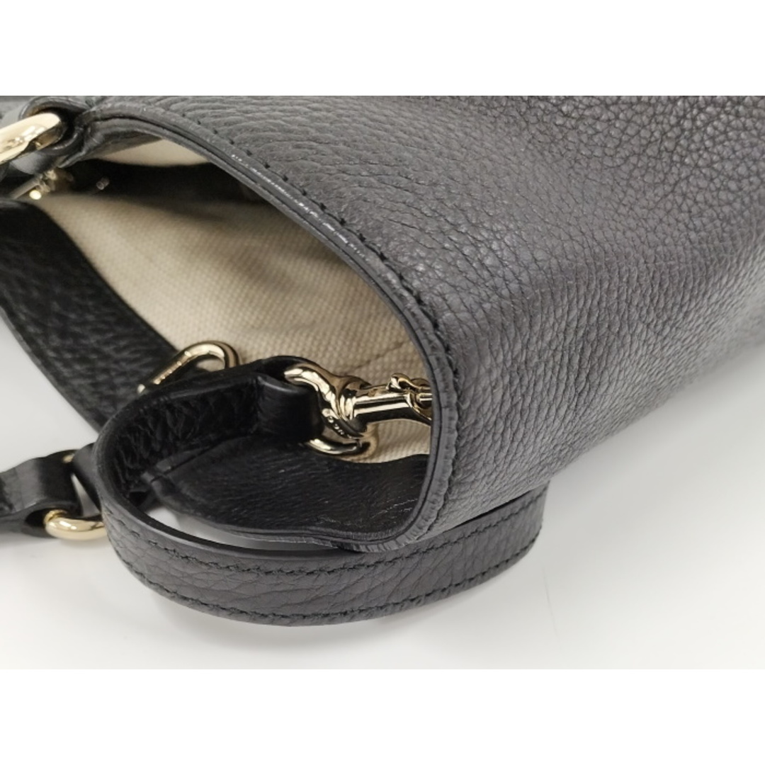 GUCCI ソーホー インターロッキングG ショルダーバッグ レザー