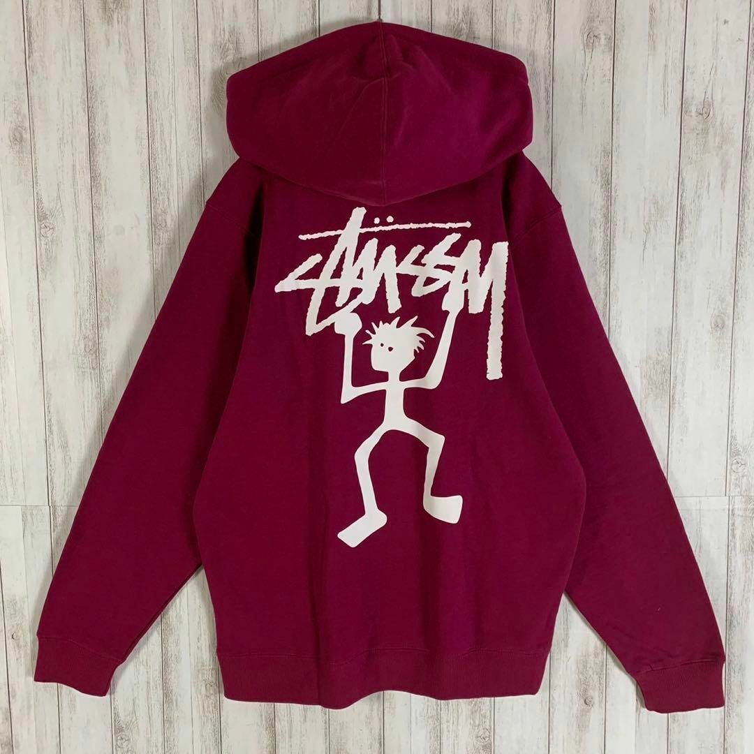 【入手超絶困難】STUSSY シャドーマン Mサイズ 最高デザイン パーカー-