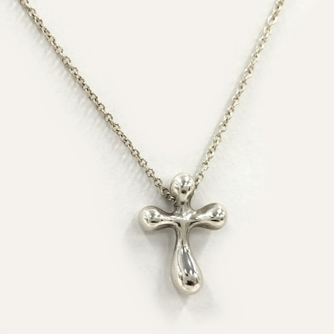 TIFFANY\u0026Co. ネックレス クロス ミニ エルサ ペレッティ シルバー