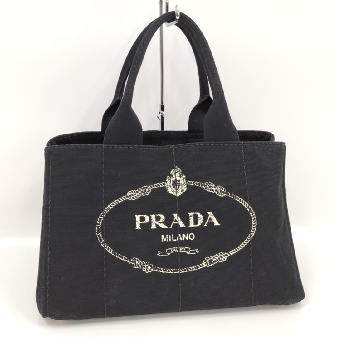 PRADA カナパトート ハンドバッグ キャンバス ブラック BN1877