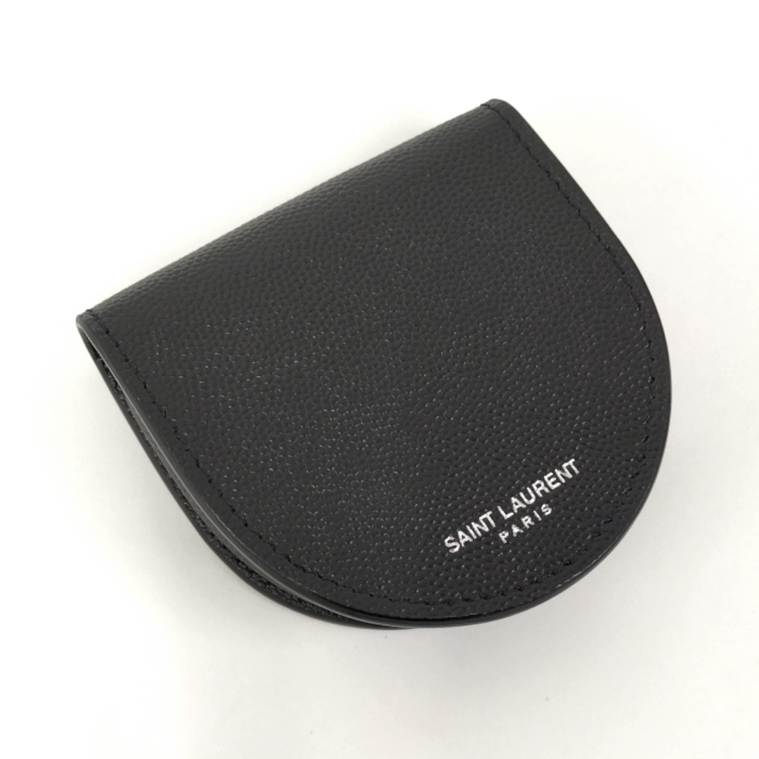 SAINT LAURENT コインケース レザー ブラック 607918-