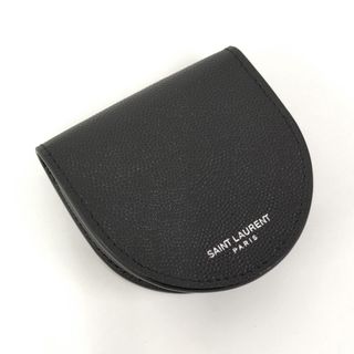 サンローラン(Saint Laurent)のSAINT LAURENT コインケース レザー ブラック 607918(コインケース)