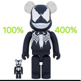 メディコムトイ(MEDICOM TOY)のBE@RBRICK VENOM 100% & 400% ヴェノム マーベル(その他)