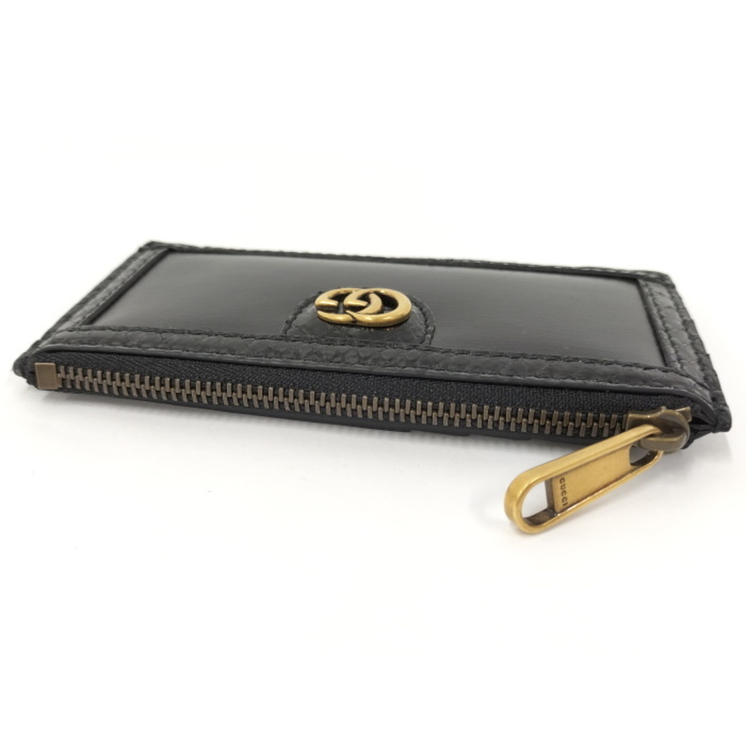 GUCCI - GUCCI フラグメントケース レザー ブラック 699349の GUCCI - GUCCI フラグメントケース レザー ブラック 699349の