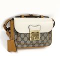 GUCCI パドロック 2WAY ショルダーバッグ GGスプリーム レザー