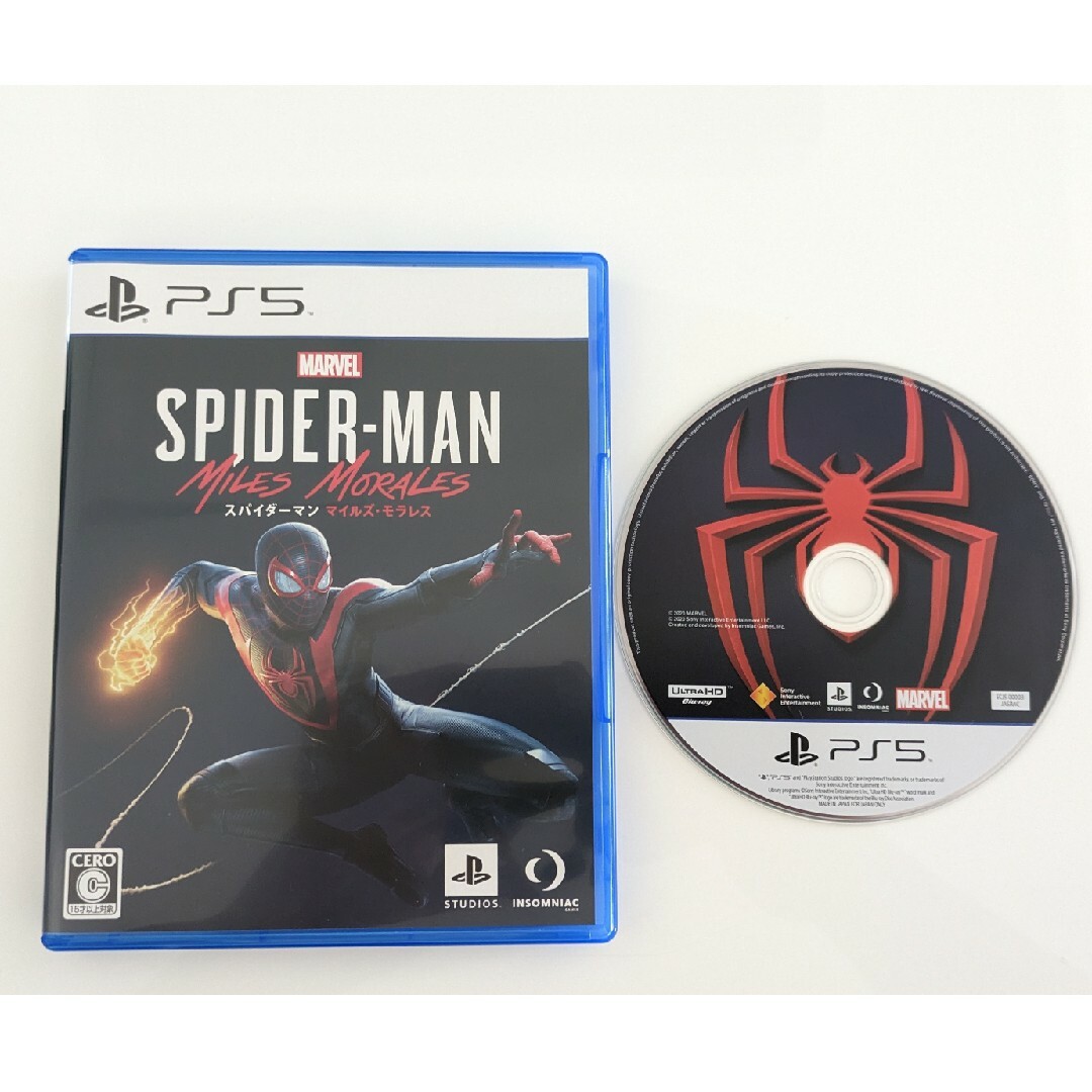 SONY(ソニー)のMarvel’s Spider-Man スパイダーマン：マイルズ・モラレスPS5 エンタメ/ホビーのゲームソフト/ゲーム機本体(家庭用ゲームソフト)の商品写真