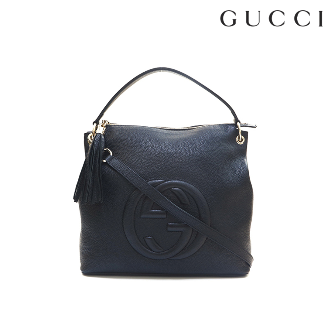 グッチ GUCCI ソーホー レザー ショルダーバッグ-
