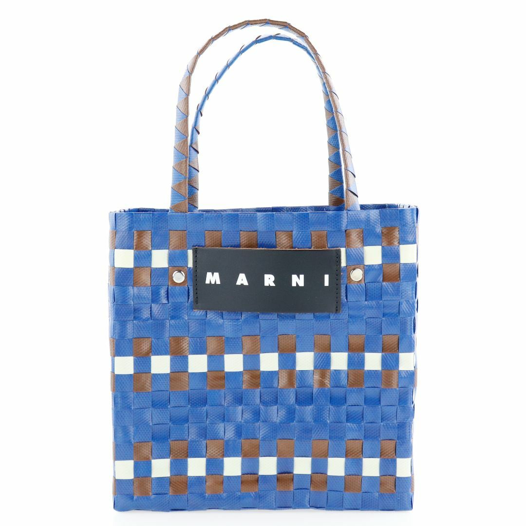 マルニ MARNI バッグ テープバスケット ピクニックバッグトート ブルー 青-