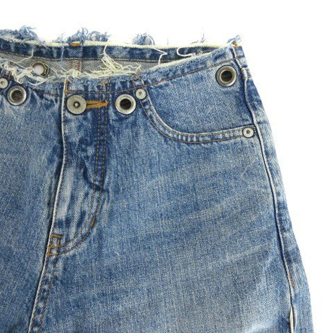 トゥデイフル デニムパンツ ジーパン ジーンズ テーパード カットオフ 23 青 美品 TODAYFUL 大人気 ボーイフレンド デニムパンツ ジーンズ 23