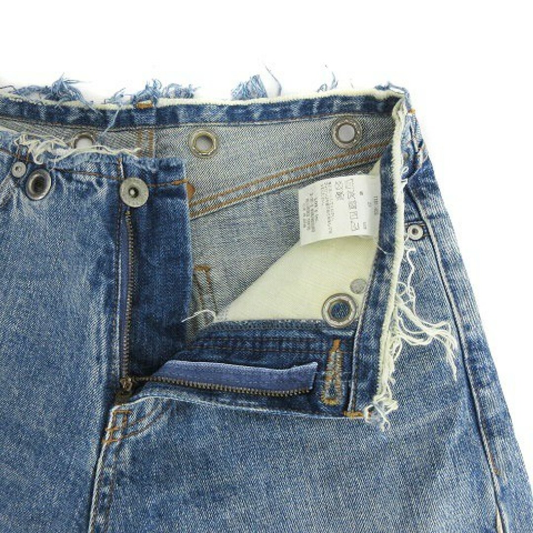 トゥデイフル デニムパンツ ジーパン ジーンズ テーパード カットオフ 23 青 美品 TODAYFUL 大人気 ボーイフレンド デニムパンツ ジーンズ 23