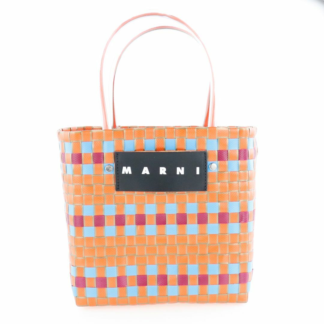 MARNI マルニ バッグ ピクニックバッグ ヌガー オレンジ テープバスケット-