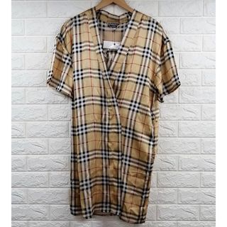 バーバリー(BURBERRY)の極美品！Burberrys バーバリーズ　ノバチェックロングカーディガン　S(カーディガン)