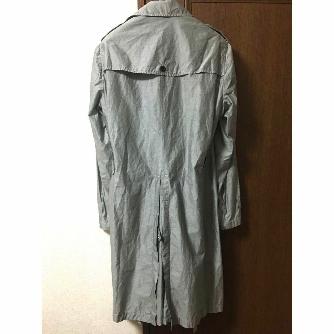 希少 EMPORIO ARMANI 10AW 鱗柄 トレンチコートjieda