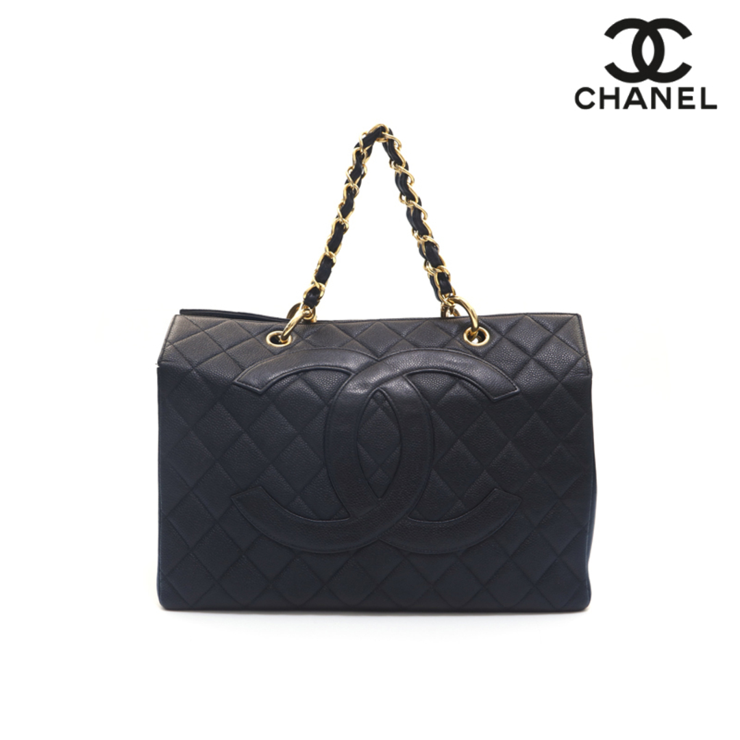 CHANEL - シャネル CHANEL キャビアスキン ココマーク ハンドバッグの