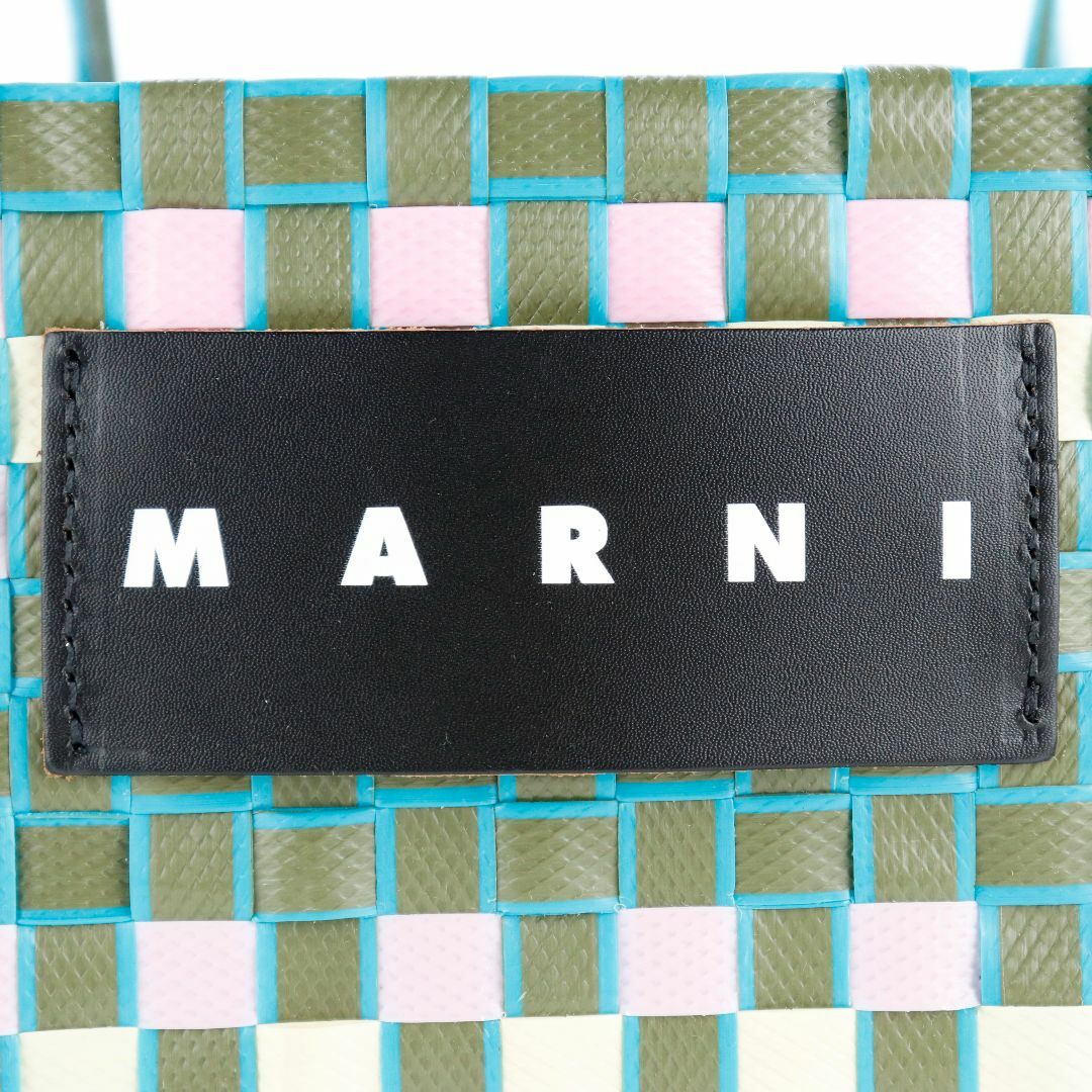 Marni - MARNI マルニ バッグ ピクニック モザイク グリーン テープ