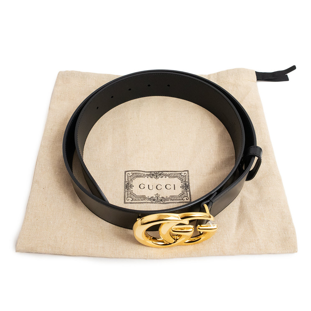 Gucci - グッチ GGマーモント シャイニーバックル ベルト 80/32