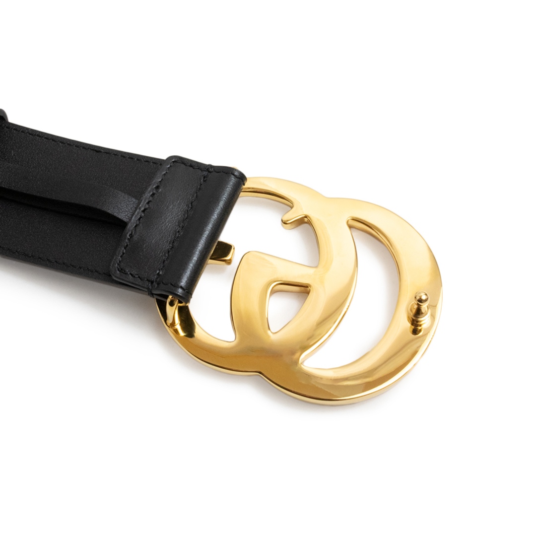 Gucci - グッチ GGマーモント シャイニーバックル ベルト 80/32