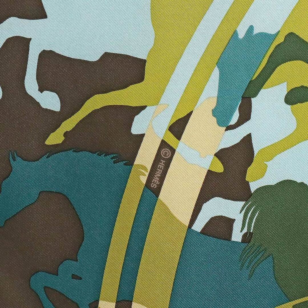 エルメス カレ 90 EX LIBRIS EN CAMOUFLAGE エクスリブリスの