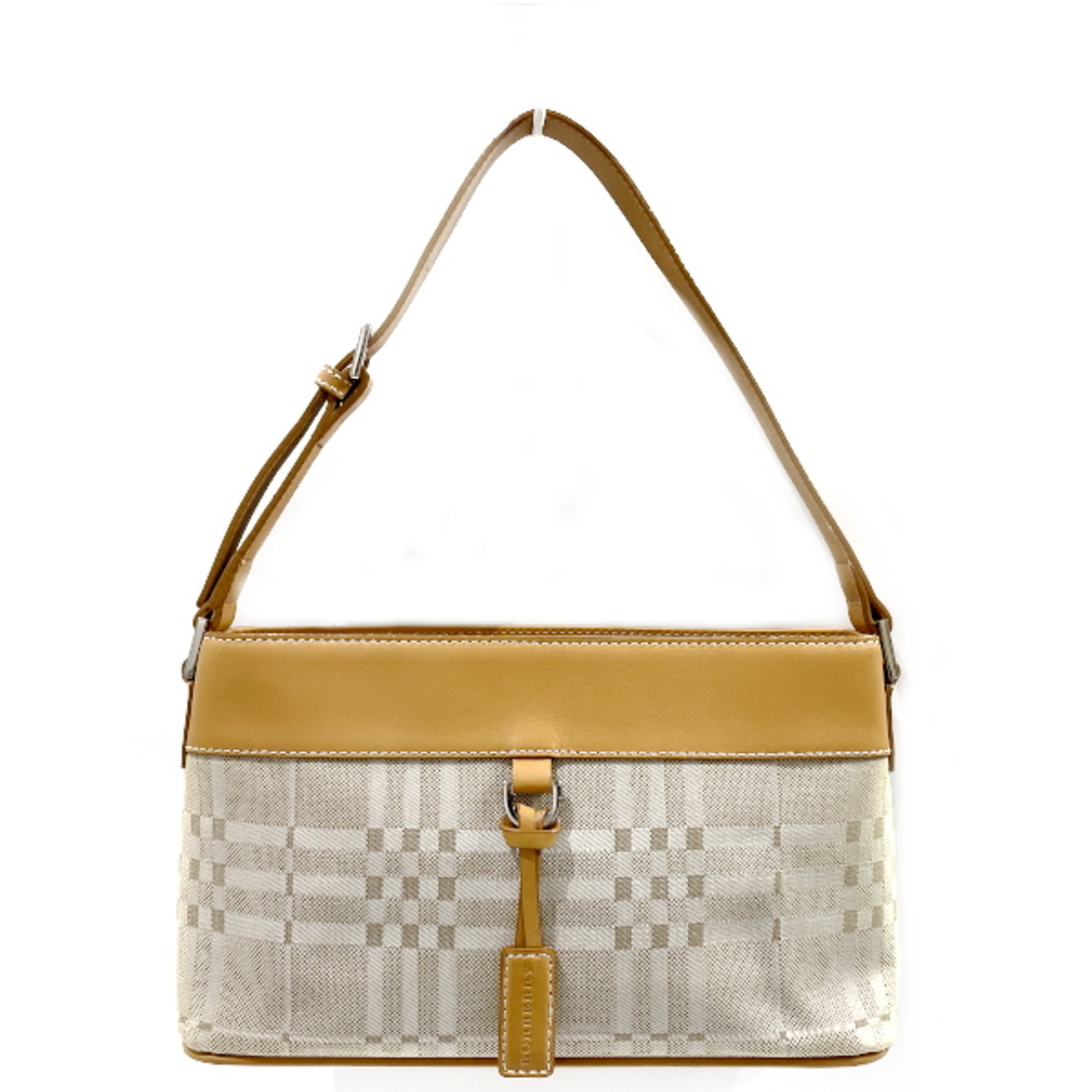 BURBERRY ロゴ チェック ワンショルダー ショルダーバッグ-