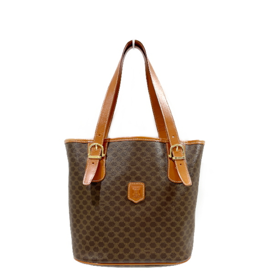 CELINE マカダム ブラゾン トリオンフ オールド トートバッグ