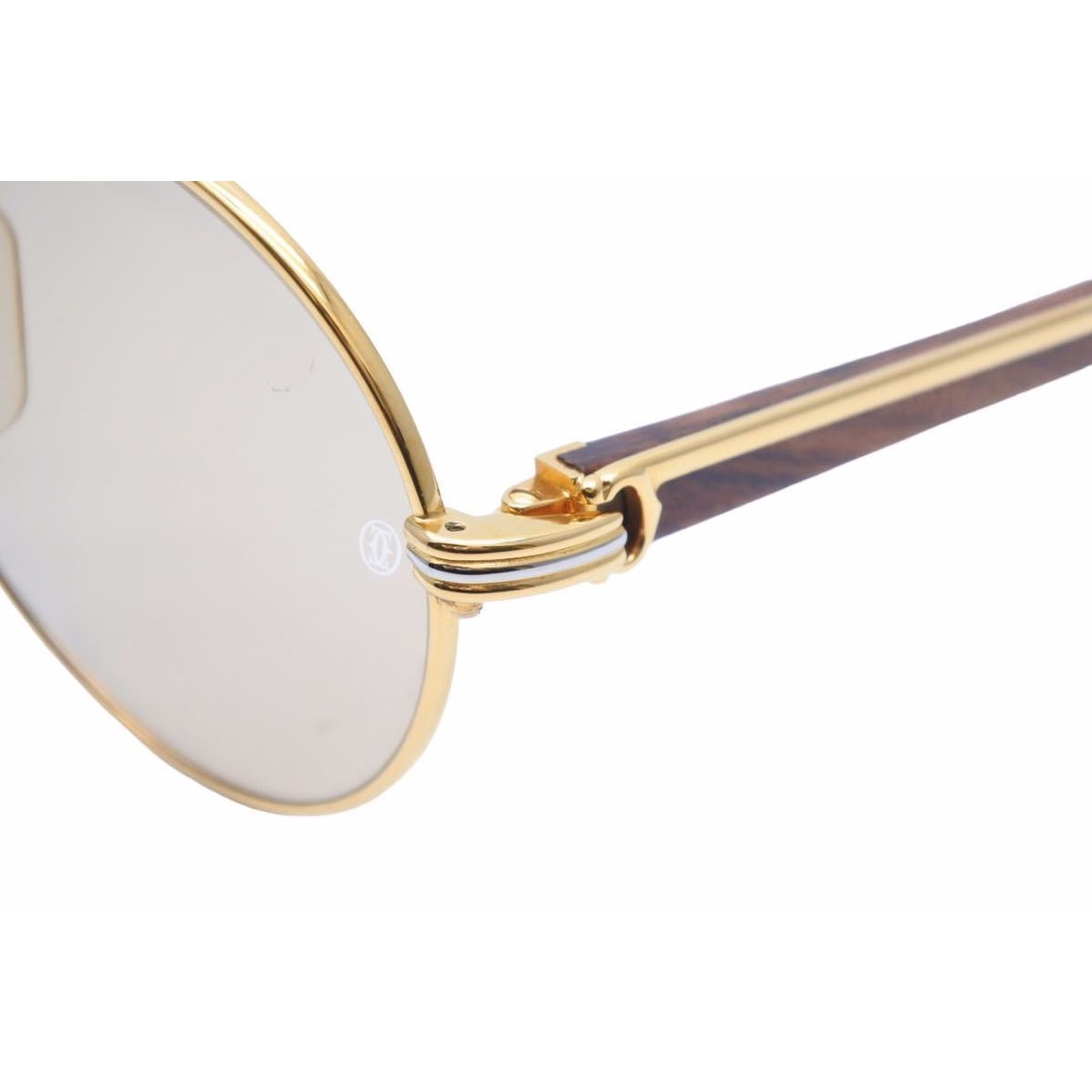 Cartier - Cartier カルティエ メガネ 眼鏡 ウッドテンプル サングラス Cartier - Cartier カルティエ メガネ 眼鏡 ウッドテンプル サングラス