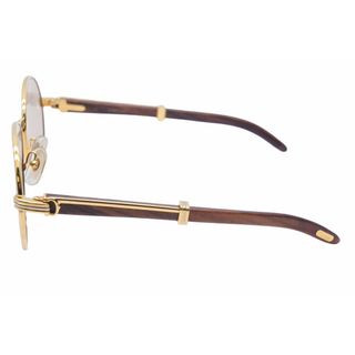 Cartier - Cartier カルティエ メガネ 眼鏡 ウッドテンプル サングラス Cartier - Cartier カルティエ メガネ 眼鏡 ウッドテンプル サングラス