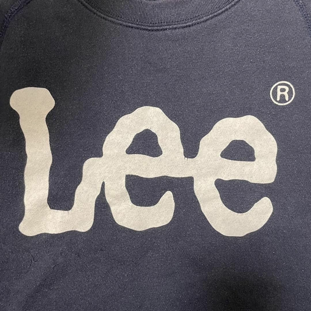 Lee(リー)の【Lee】リー　トレーナー　トップス　プリント　冬春　古着　長袖　Uネック　定番 レディースのトップス(トレーナー/スウェット)の商品写真