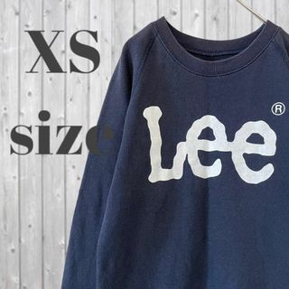 リー(Lee)の【Lee】リー　トレーナー　トップス　プリント　冬春　古着　長袖　Uネック　定番(トレーナー/スウェット)