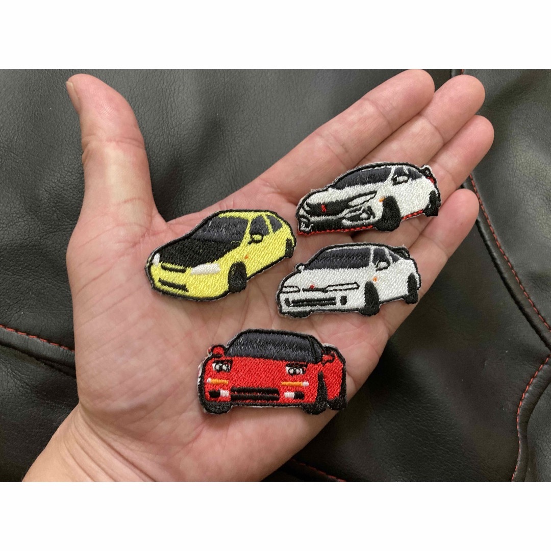 HONDAの名車達刺繍ワッペンセット【アイロン接着タイプ】 ハンドメイドの素材/材料(その他)の商品写真