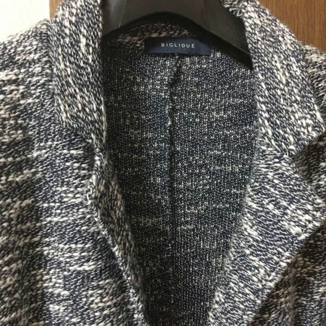 BIGLIDUE ニットジャケット メンズのトップス(ニット/セーター)の商品写真
