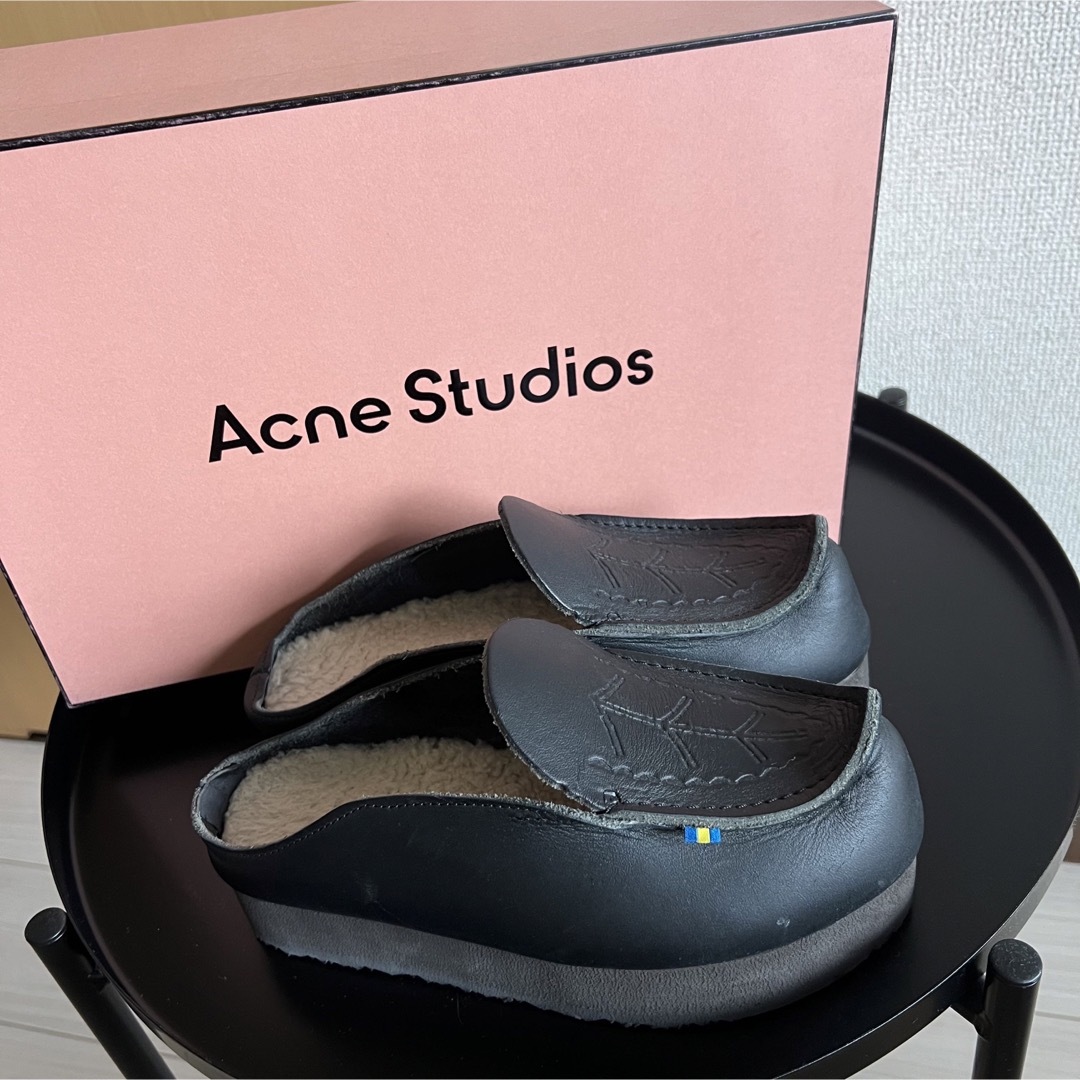 Acne Studios x Kero ブラック ミュール スリッポン-