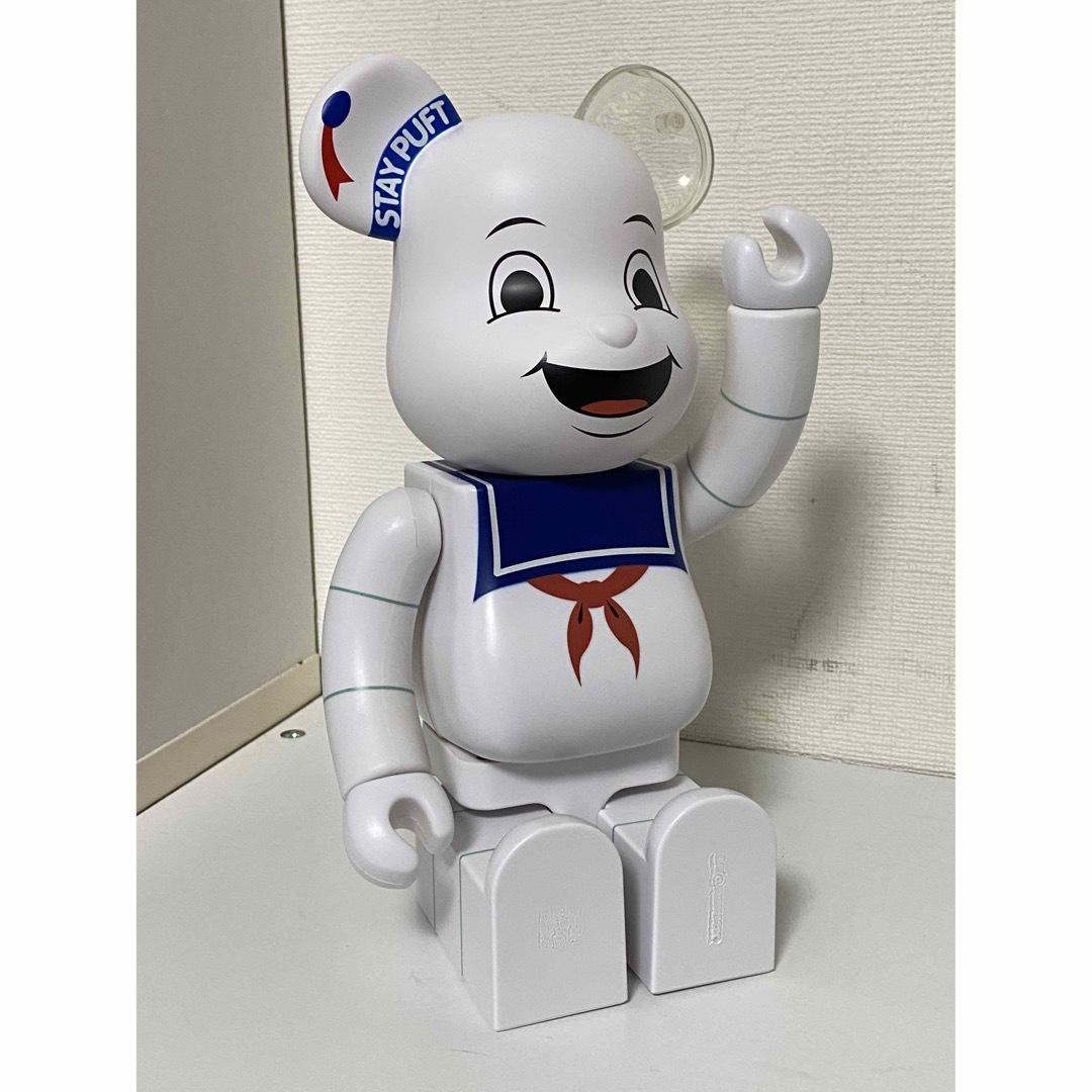 BE@RBRICK(ベアブリック)のベアブリック/400%/限定/ゴーストバスターズ/マシュマロマン/箱付/映画 ハンドメイドのおもちゃ(フィギュア)の商品写真