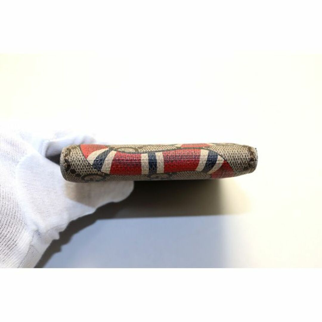GUCCI GGスプリーム スネーク 2つ折り財布■08ac1025065
