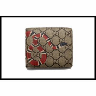 GUCCI GGスプリーム スネーク 2つ折り財布■08ac1025065