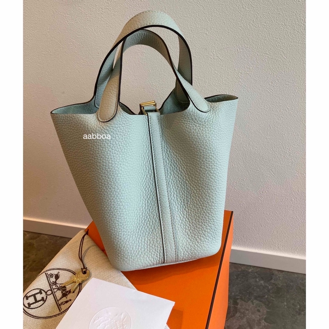 Hermes - 2023新色レア♥️本物エルメスピコタンロックPM グリネヴェ x