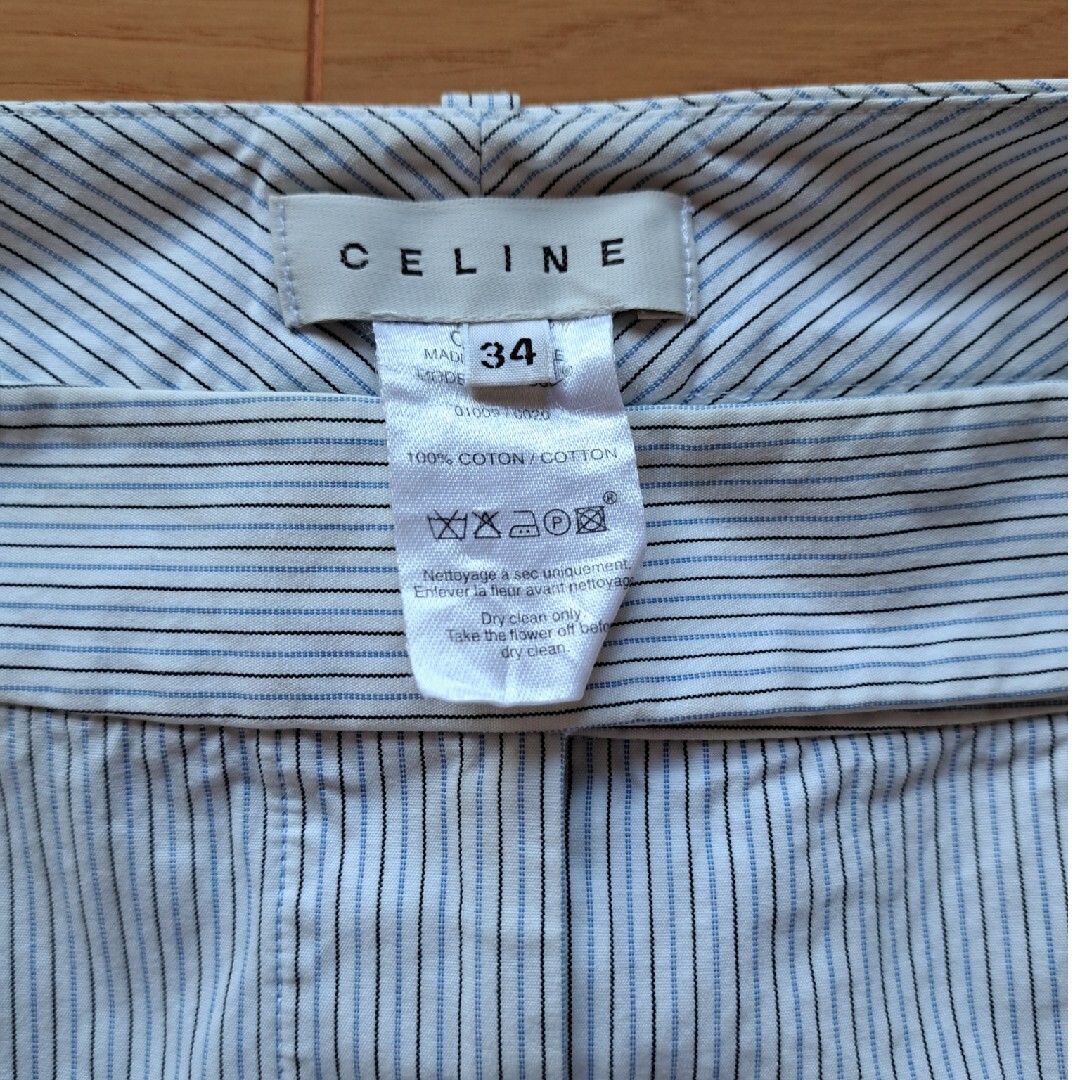 celine(セリーヌ)のCELINE　七分丈パンツ　正規品 レディースのパンツ(ショートパンツ)の商品写真