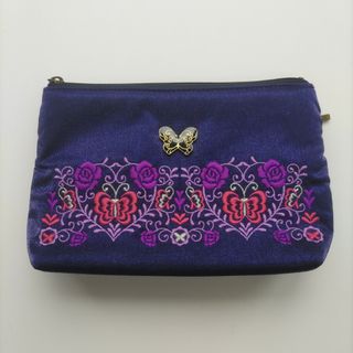 アナスイ(ANNA SUI)のアナ・スイ　ポーチ　ミラー付き　美品(コフレ/メイクアップセット)