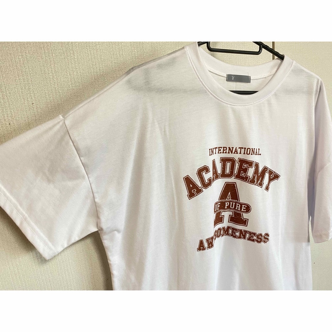 reca(レカ)のreca  ヴィンテージ風プリントロゴTシャツ レディースのトップス(Tシャツ(半袖/袖なし))の商品写真