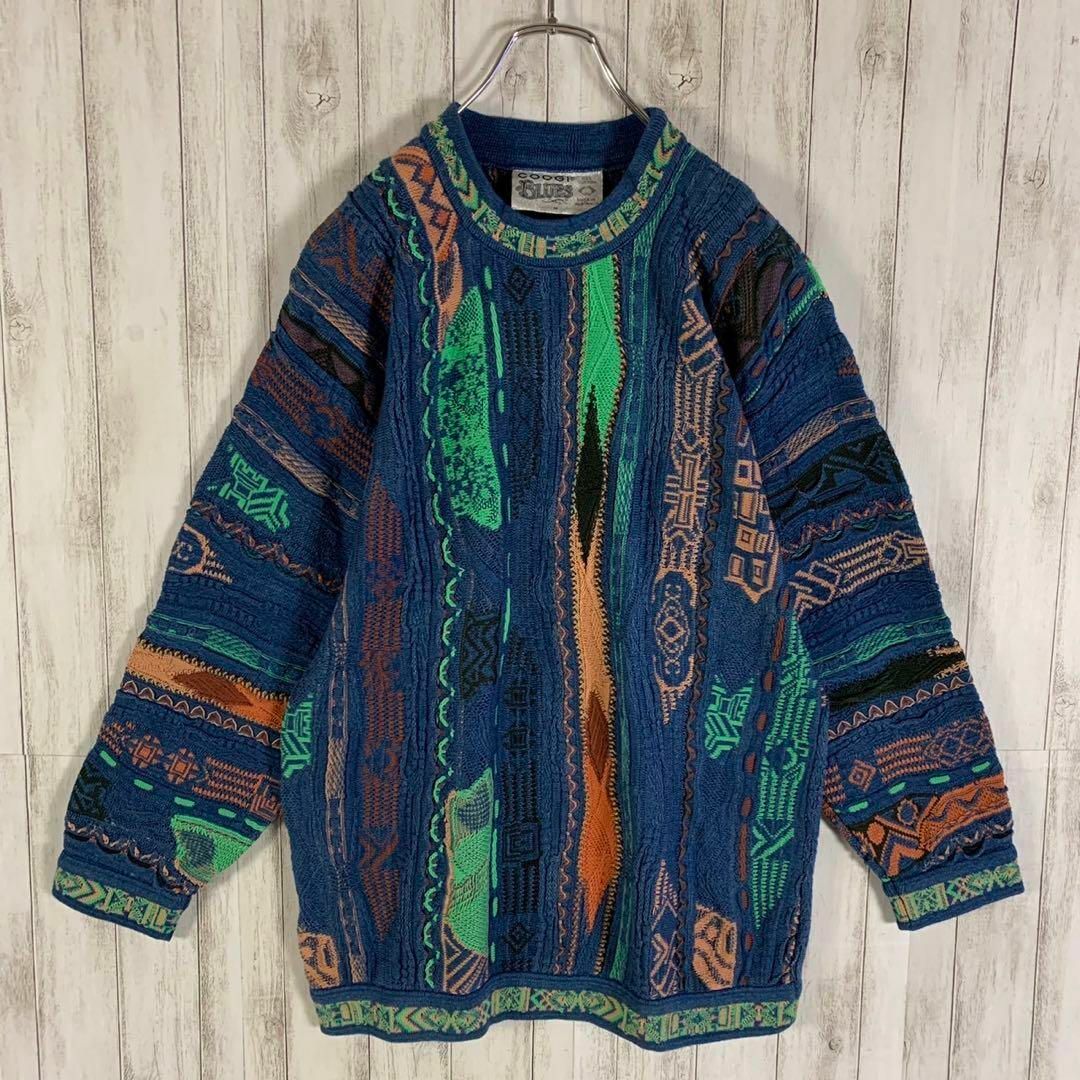 COOGI   幻の1点モノcoogi クージー 立体 編込み 3Dニット 即完売