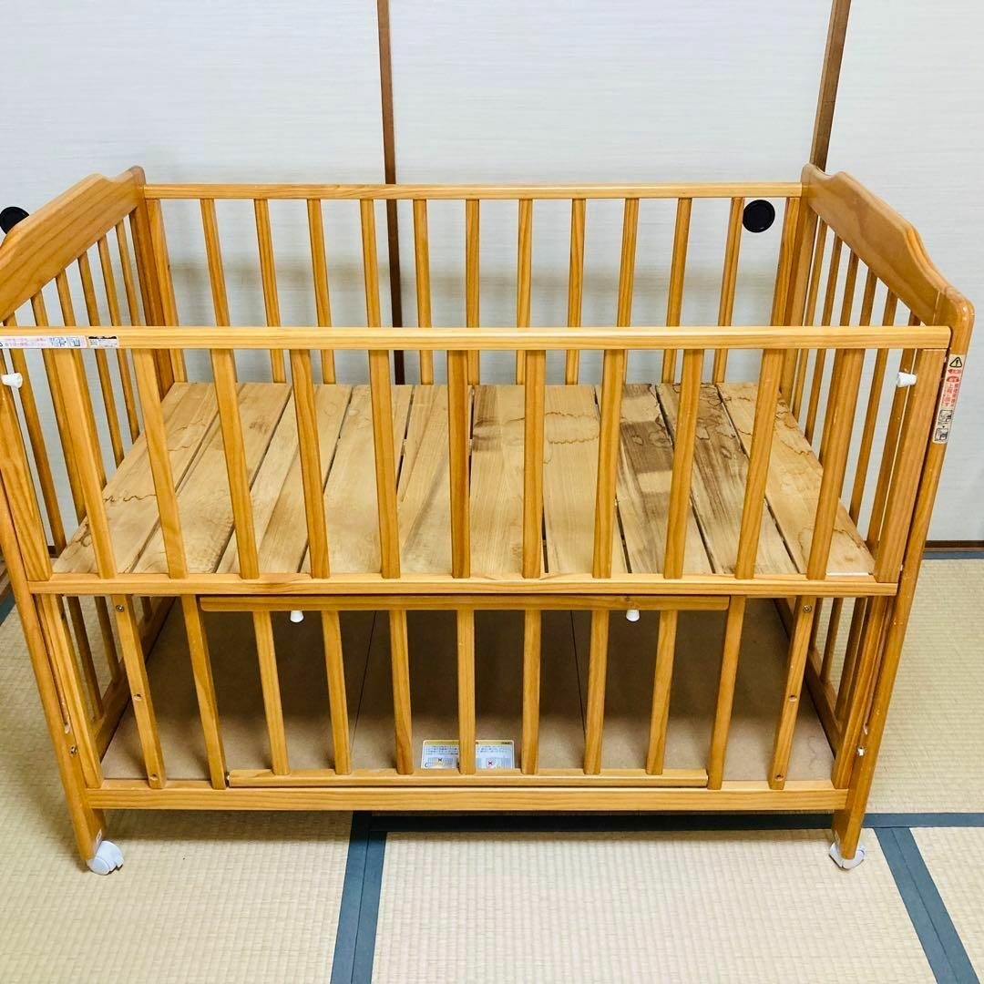 KATOJI ベビーベッド カトージ KATOJI 120×70 敷布団マットレス＆タオル付の通販 by ○くろまる○'s  shop｜カトージならラクマ