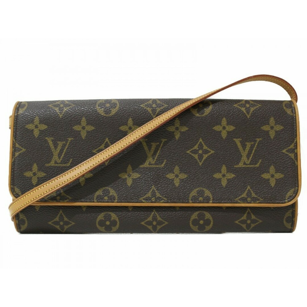 【箱あり】LOUIS VUITTON　ルイヴィトン　ポシェット・ツインGM　ショルダーバッグ　モノグラム　ブラウン系　レディース　ギフト　プレゼント包装可松前R56号店