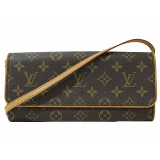 【箱あり】LOUIS VUITTON　ルイヴィトン　ポシェット・ツインGM　ショルダーバッグ　モノグラム　ブラウン系　レディース　ギフト　プレゼント包装可【中古】松前R56号店(メッセンジャーバッグ)