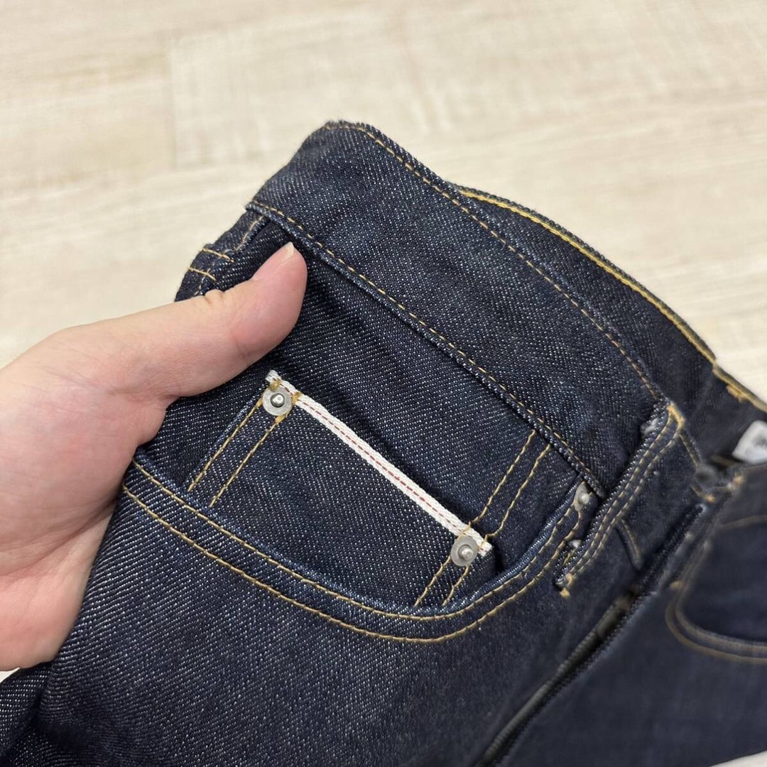 DIGAWEL STRAIGHT DENIM PANTS 濃紺 赤耳 サイズ 1