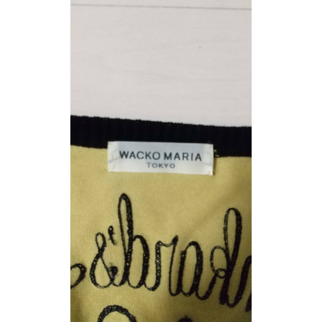 WACKO MARIAワコマリア刺繍ロゴ薄手カーディガン M