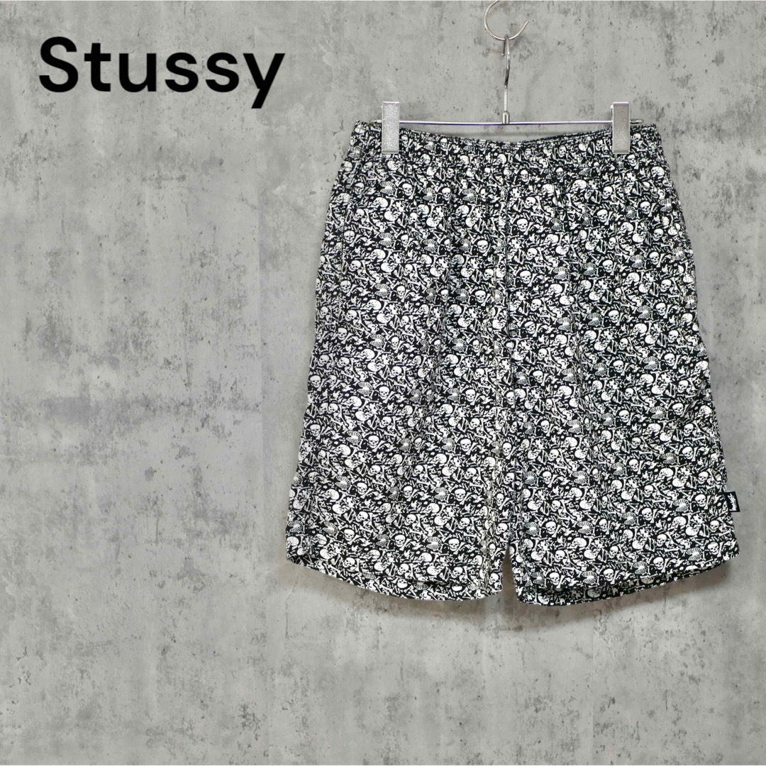 最旬ダウン Stussy Brushed Shorts 80´s Stüssy Board Bone for 復刻