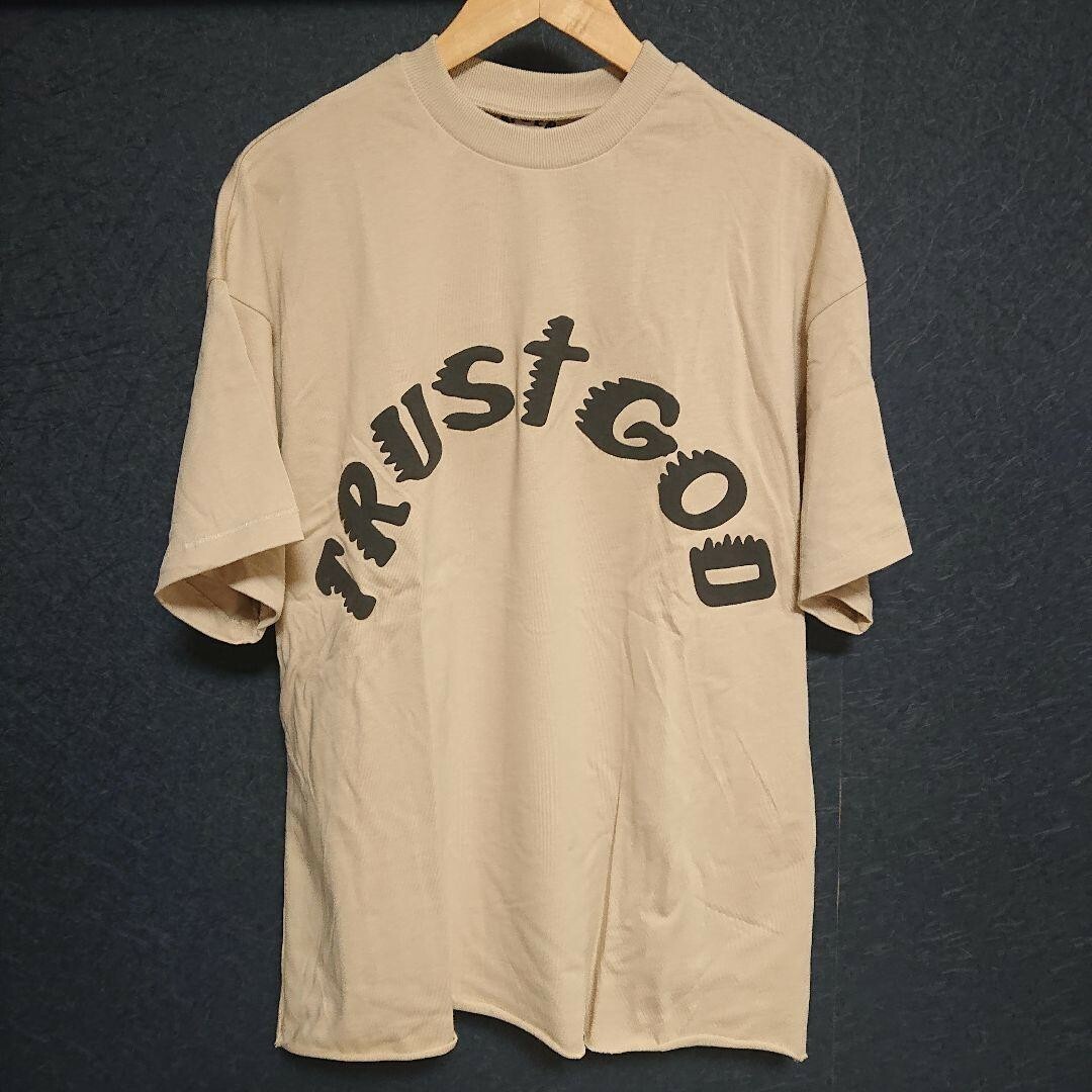 限定品★Kanye West S Trust God Tシャツ ブラックピンク