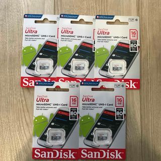 サンディスク(SanDisk)のSanDisk 16GB マイクロSD (5枚)(その他)