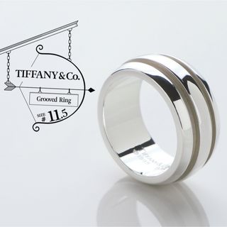 Tiffany & Co. - ティファニー 極美品 グルーブド ダブルライン リング ...