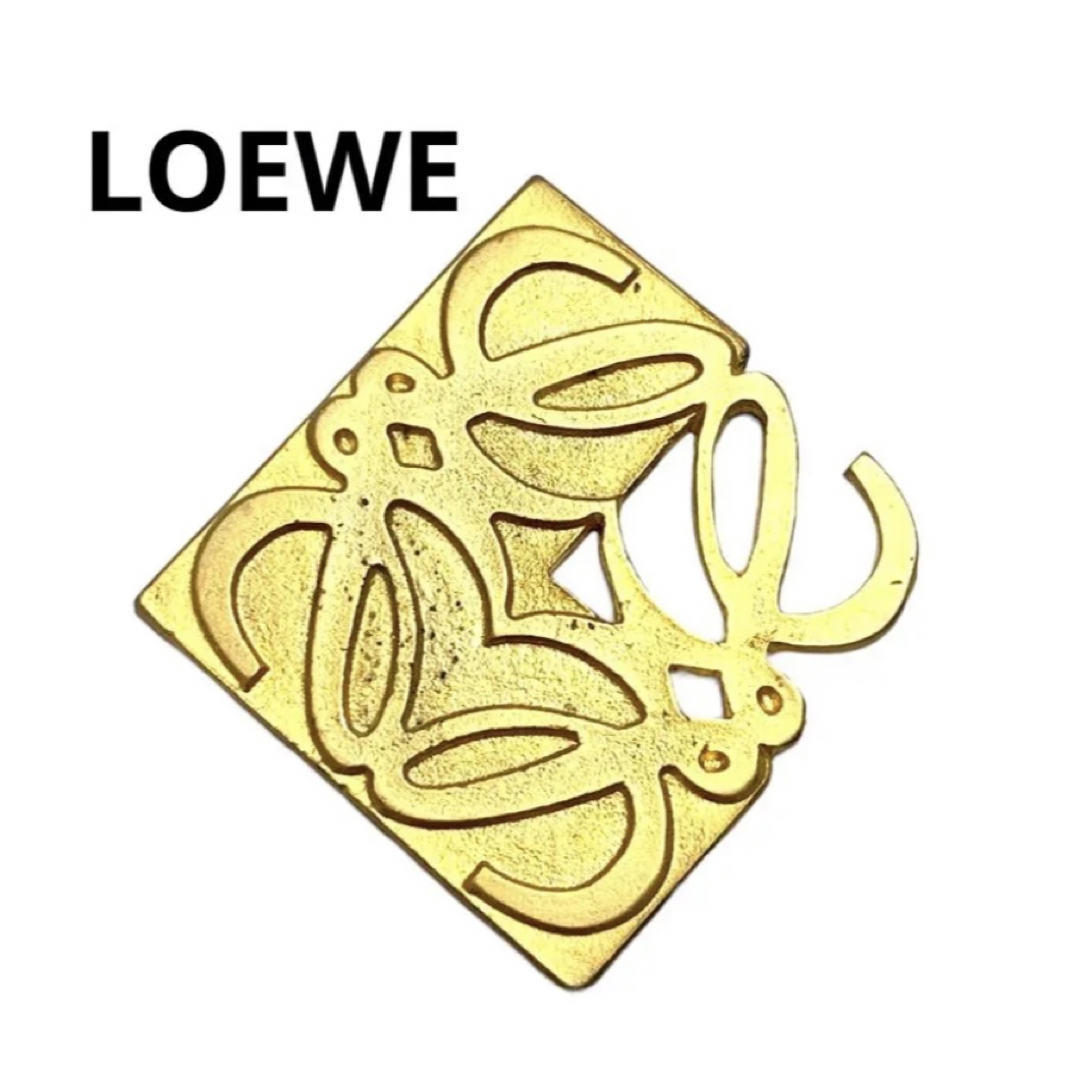 LOEWE ロエベ　ノベルティ　チャーム　金属プレート