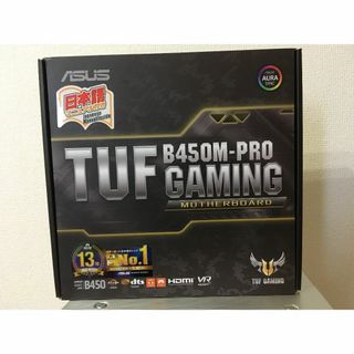 エイスース(ASUS)のマザーボード TUF B450M-PRO GAMING　AM4(PCパーツ)